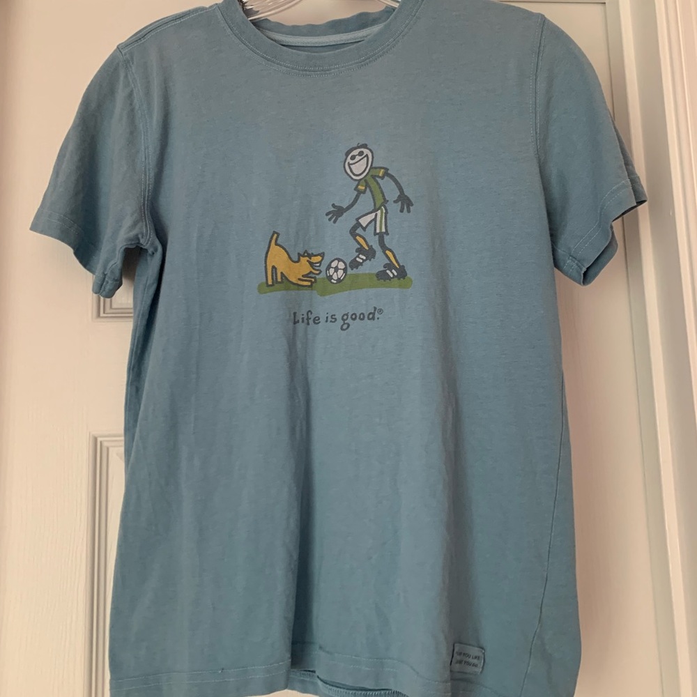 Life Is Good boys soccer shirt